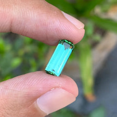 2.45 Ct Natural Bluish Green Tourmaline | Afghan Loose Gemstone