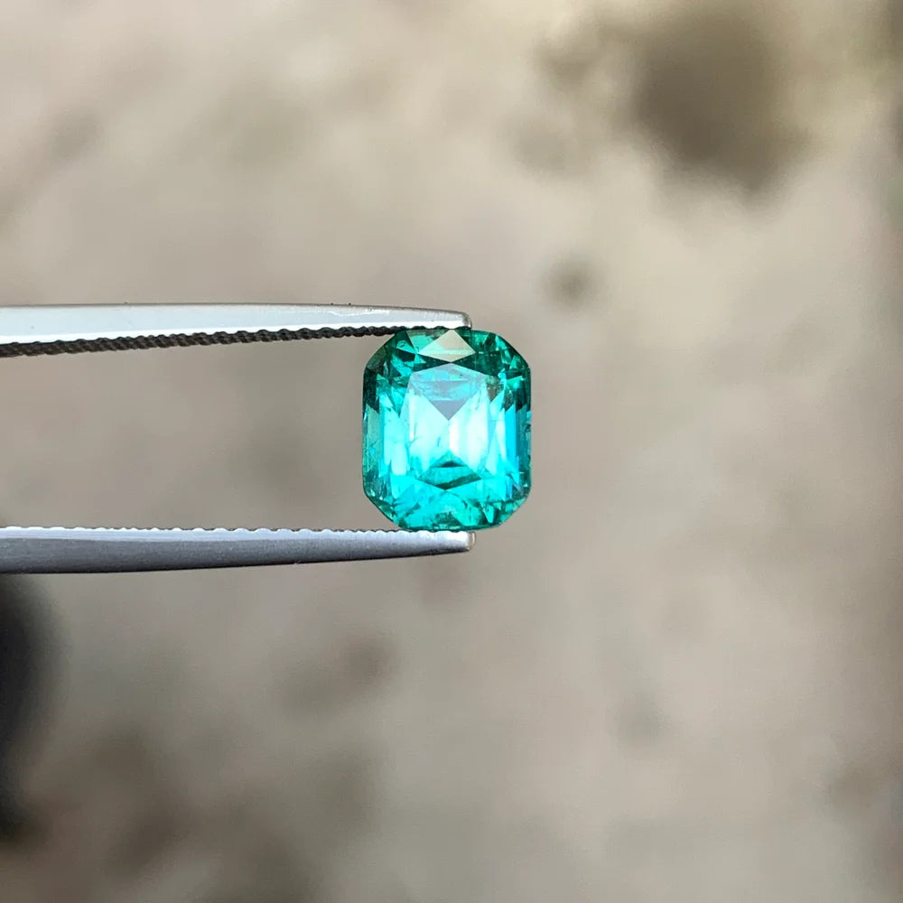 Natural lagoon blue tourmaline from Afghanistan