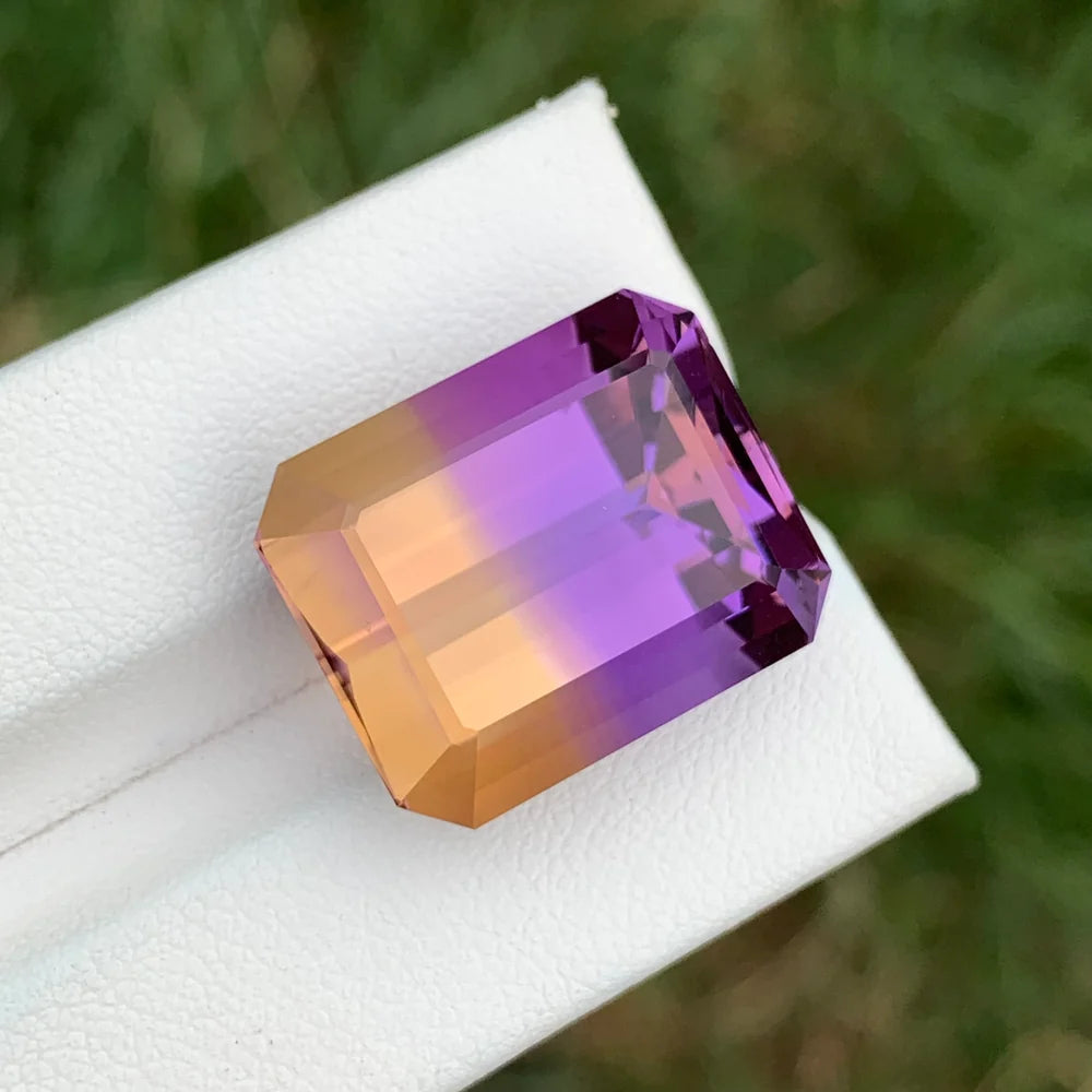 26.25 Ct Ametrine | Emerald Cut Bolivian Gemstone