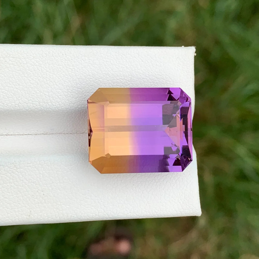 26.25 Ct Ametrine | Emerald Cut Bolivian Gemstone