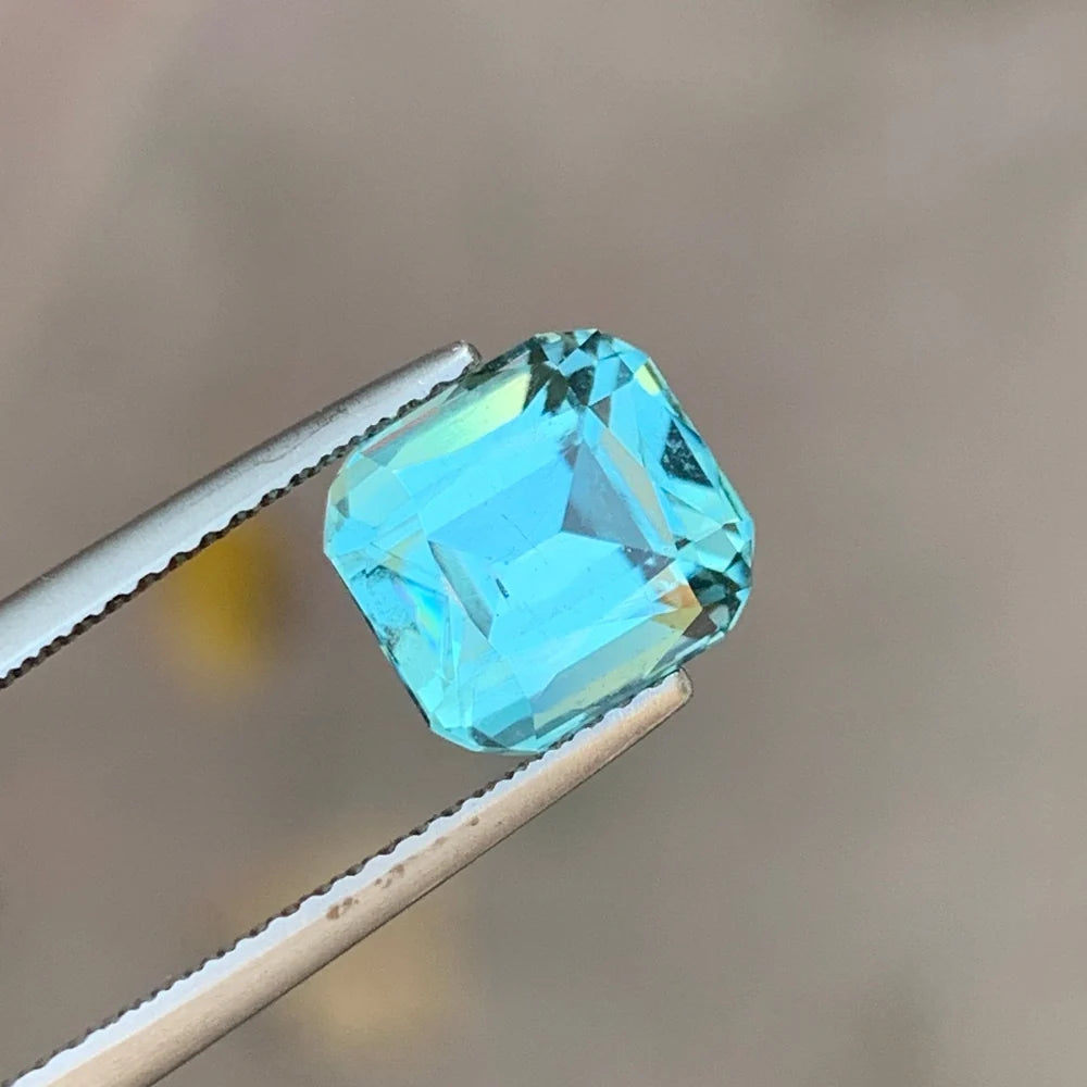 3.70 carat Aqua Blue Tourmaline for custom jewelry