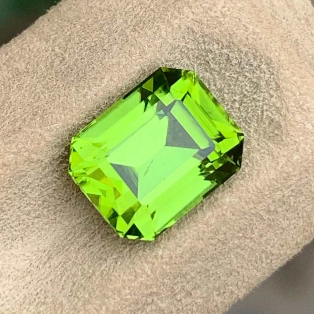 Untreated Apple Green Peridot loose gemstone