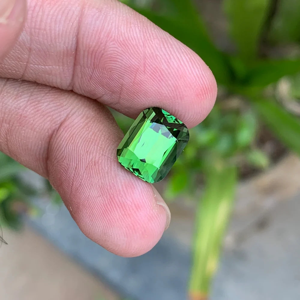5.20 Ct Forest Green Tourmaline – Natural Afghan Gemstone