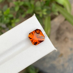 5.70 Carats Madeira Citrine Stone Fancy Cut Loose Orange Gemstone