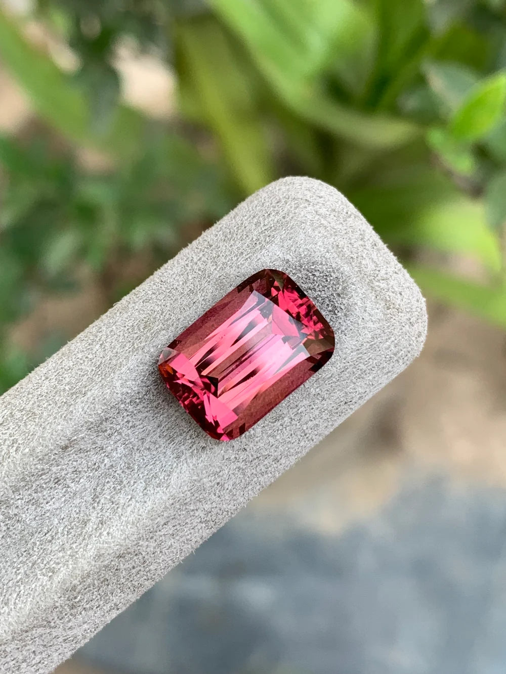 Pink Cushion cut Tourmaline from Africa