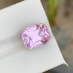 9.15 Ct Light Pink Kunzite – Cushion Cut Loose Gemstone
