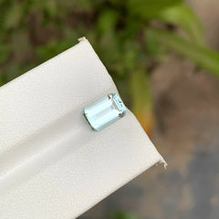Emerald cut aquamarine from Pakistan