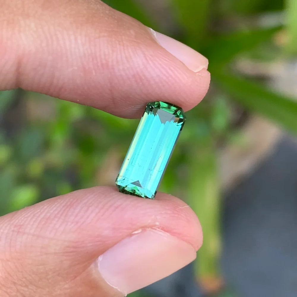2.45 Ct Natural Bluish Green Tourmaline | Afghan Loose Gemstone