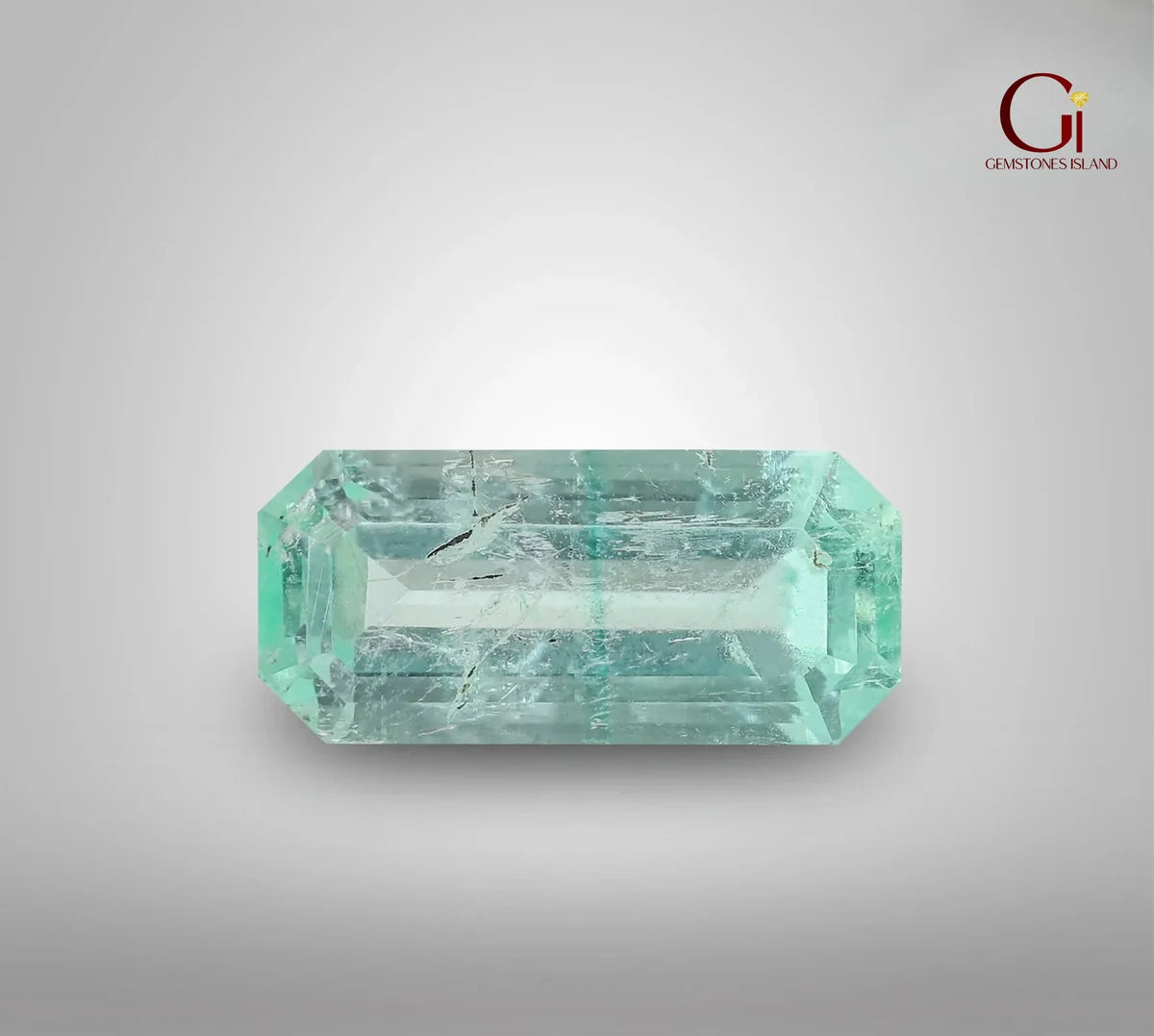 Loose emerald gemstones in rich green shades with different cuts and shapes
