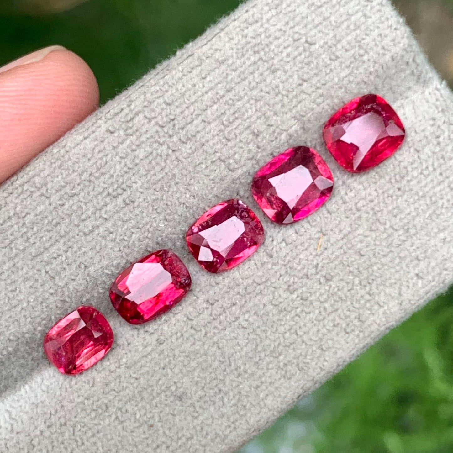 rubellite tourmaline lot