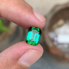 3.25 Carats Cushion Cut Tourmaline - Natural Loose Afghan Gemstone