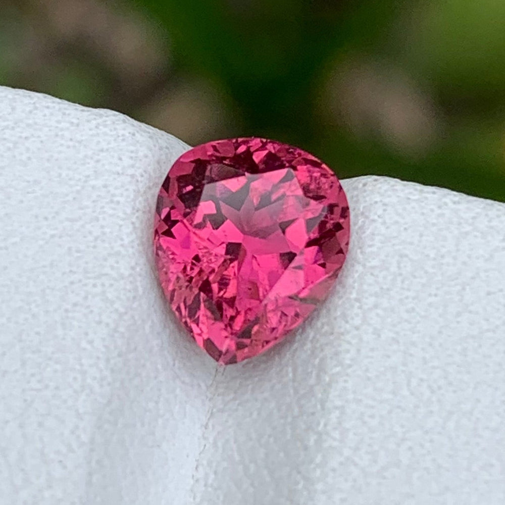 2.25 Carats Pear Shape Pink Tourmaline - Loose Pink Stone For Rings