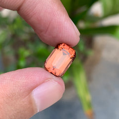 4.30 Carats Cushion Cut Orange Tourmaline From Afghanistan - Loose Gemstone For Jewelry Making