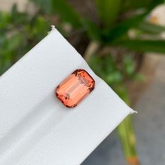 4.30 Carats Cushion Cut Orange Tourmaline From Afghanistan - Loose Gemstone For Jewelry Making