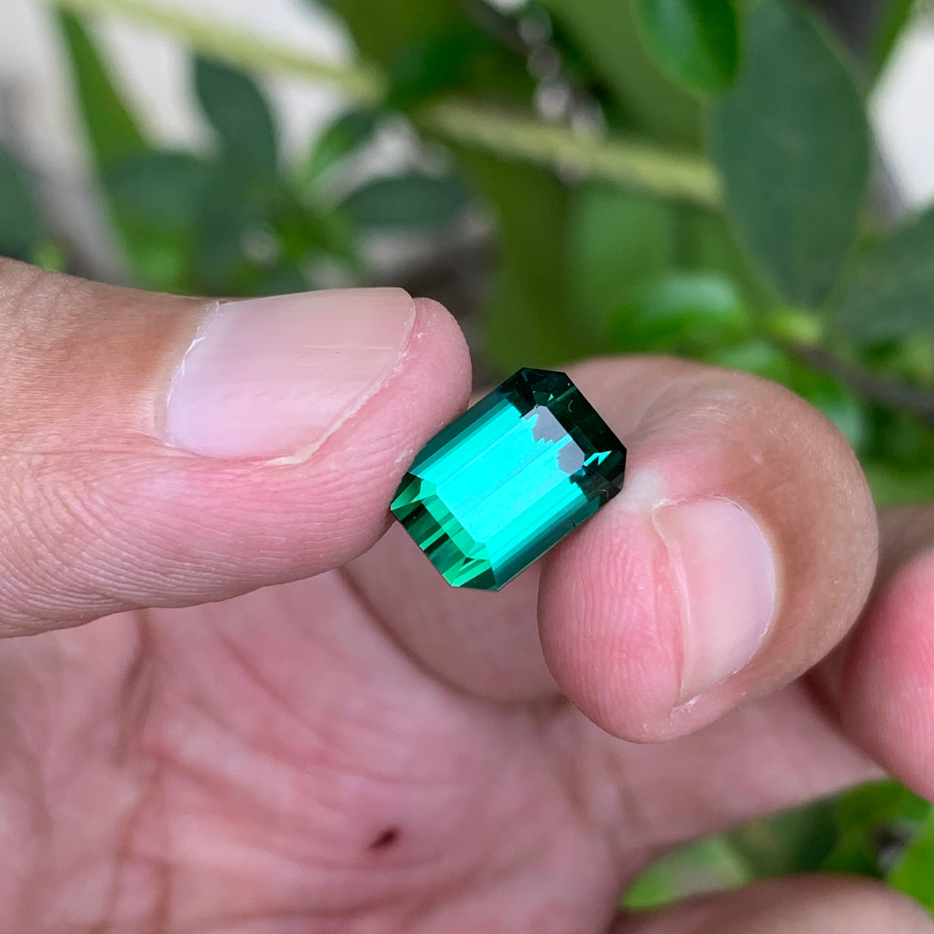 5.30 Carats Loupe Clean Bluish Green Tourmaline - Natural Loose Afghan Stone For rings