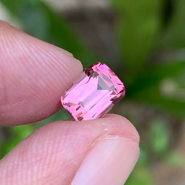 2.30 Carats Cushion Shape Natural Pink Tourmaline - Loose Gemstone For Jewelry Making