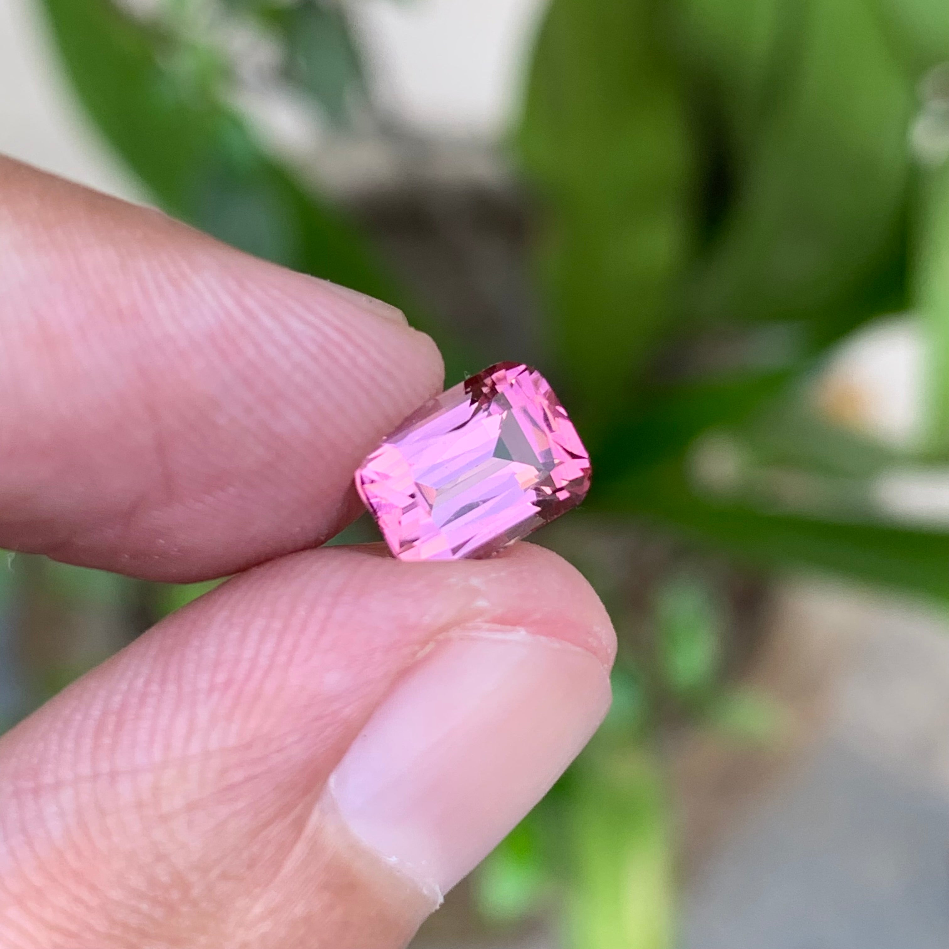 2.30 Carats Cushion Shape Natural Pink Tourmaline - Loose Gemstone For Jewelry Making