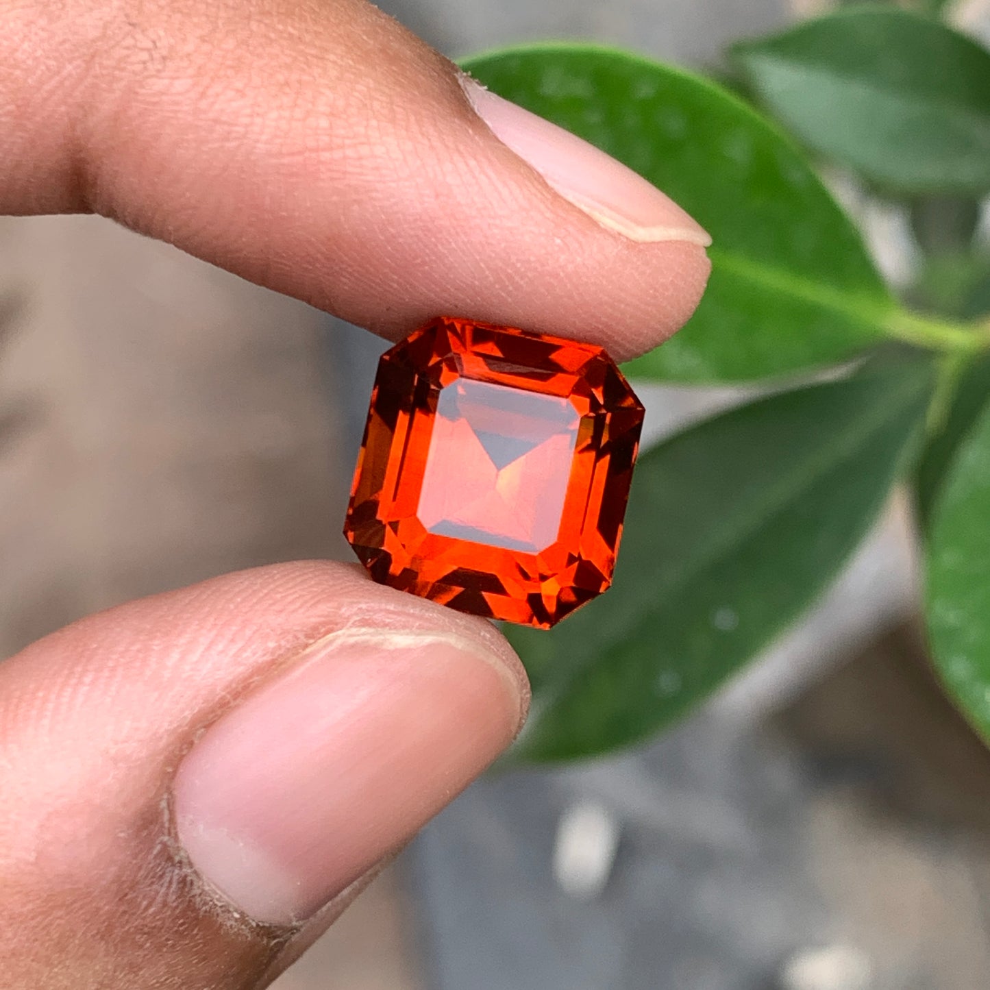 Dark Mandarin Citrine