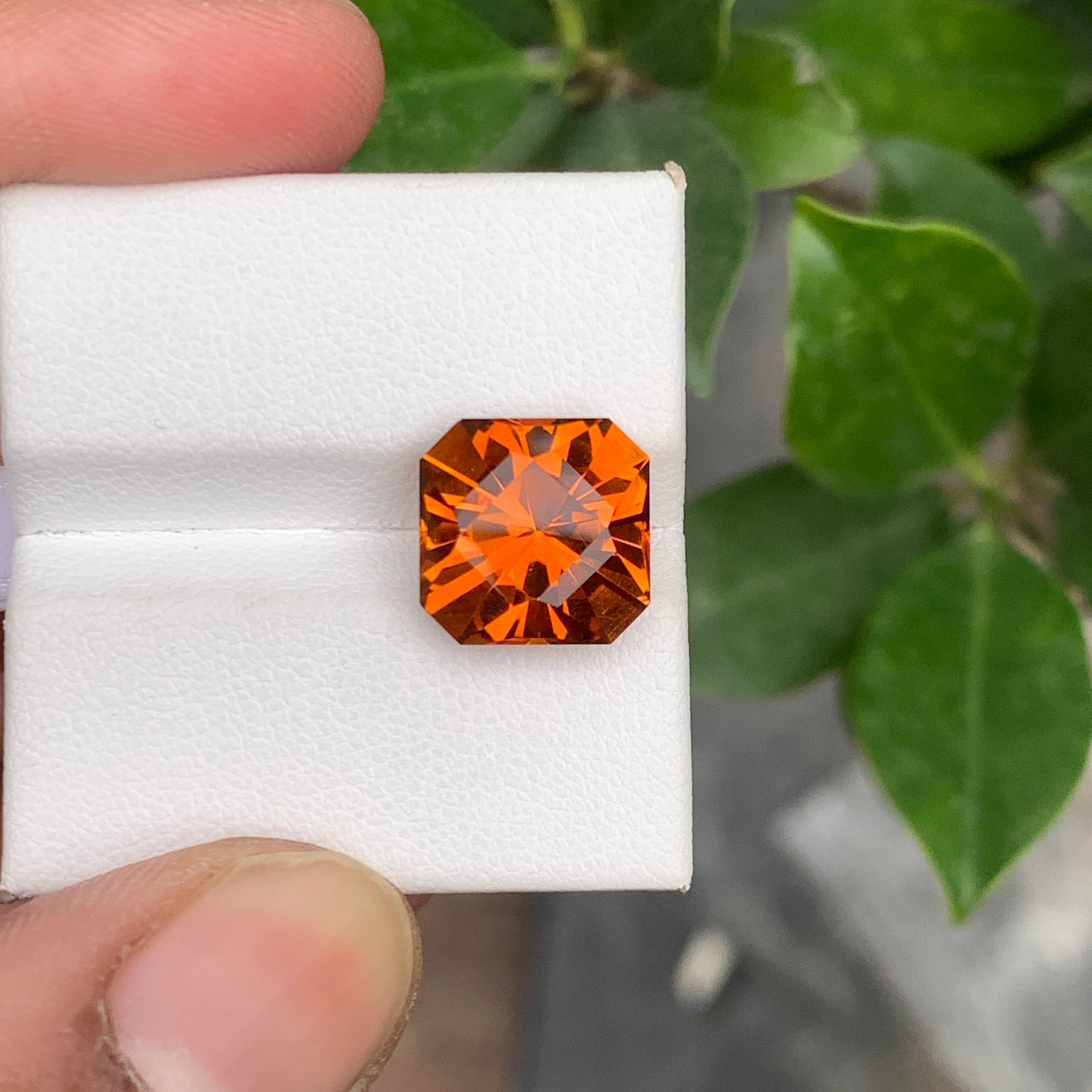 Faceted Mandarin Citrine