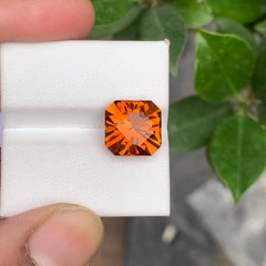 Faceted Mandarin Citrine