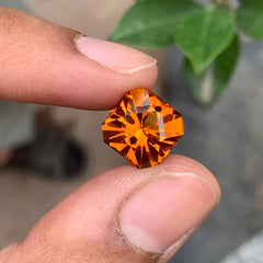 Faceted Mandarin Citrine