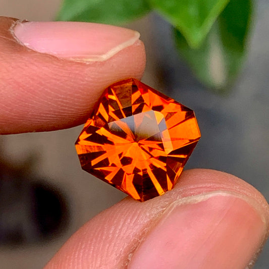 Faceted Mandarin Citrine