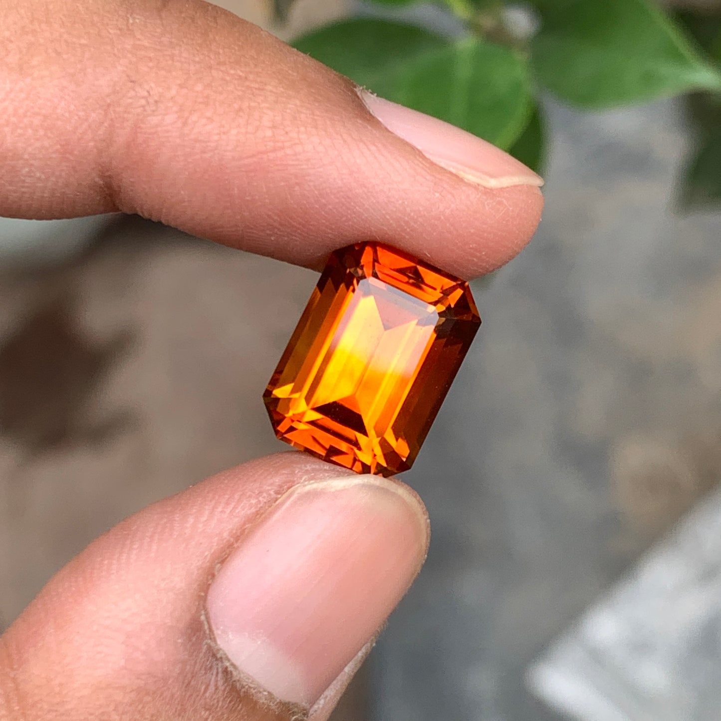 Mandarin Dark Orange Citrine