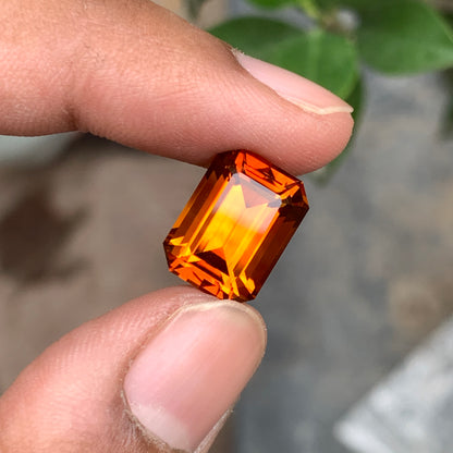 Mandarin Dark Orange Citrine