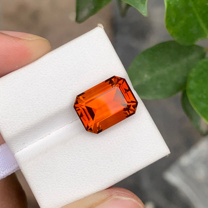Mandarin Dark Orange Citrine