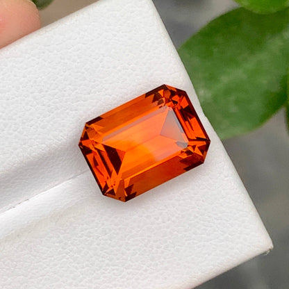 Mandarin Dark Orange Citrine