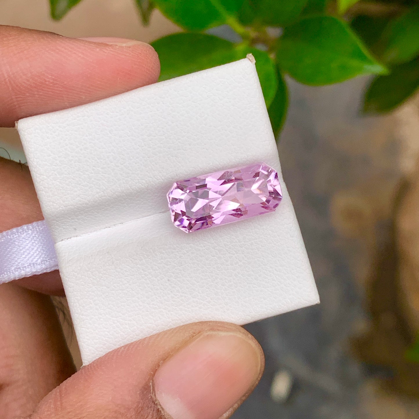 Elongated Fancy Cut Kunzite