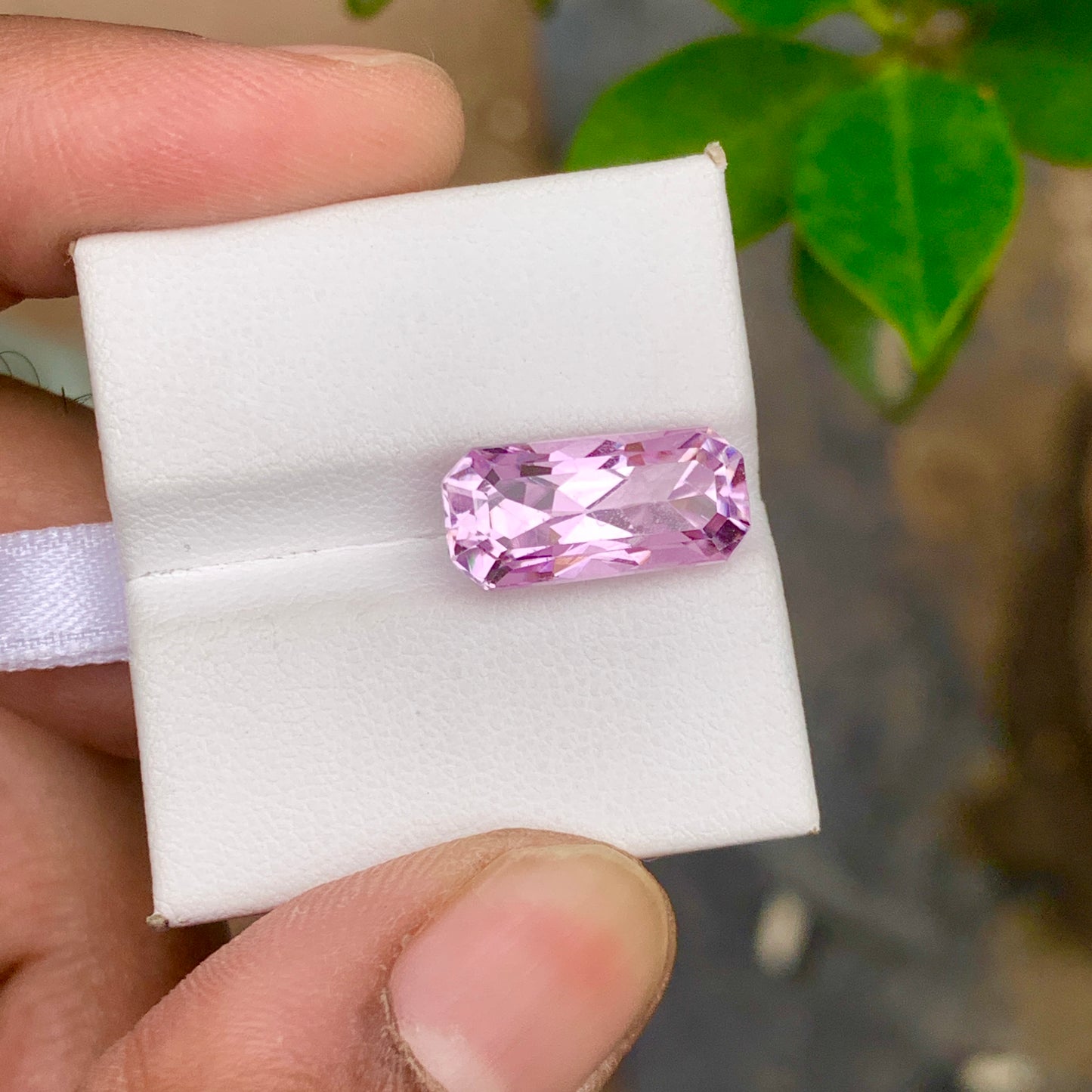 Elongated Fancy Cut Kunzite
