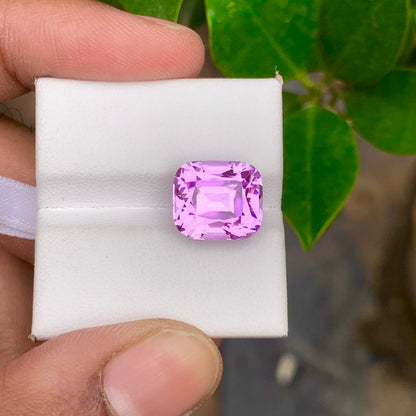 Natural Kunzite Cushion Cut
