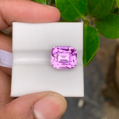 Natural Kunzite Cushion Cut