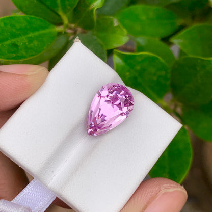 Pear Shape Kunzite Stone