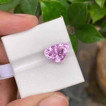 Heart Shape Kunzite Stone