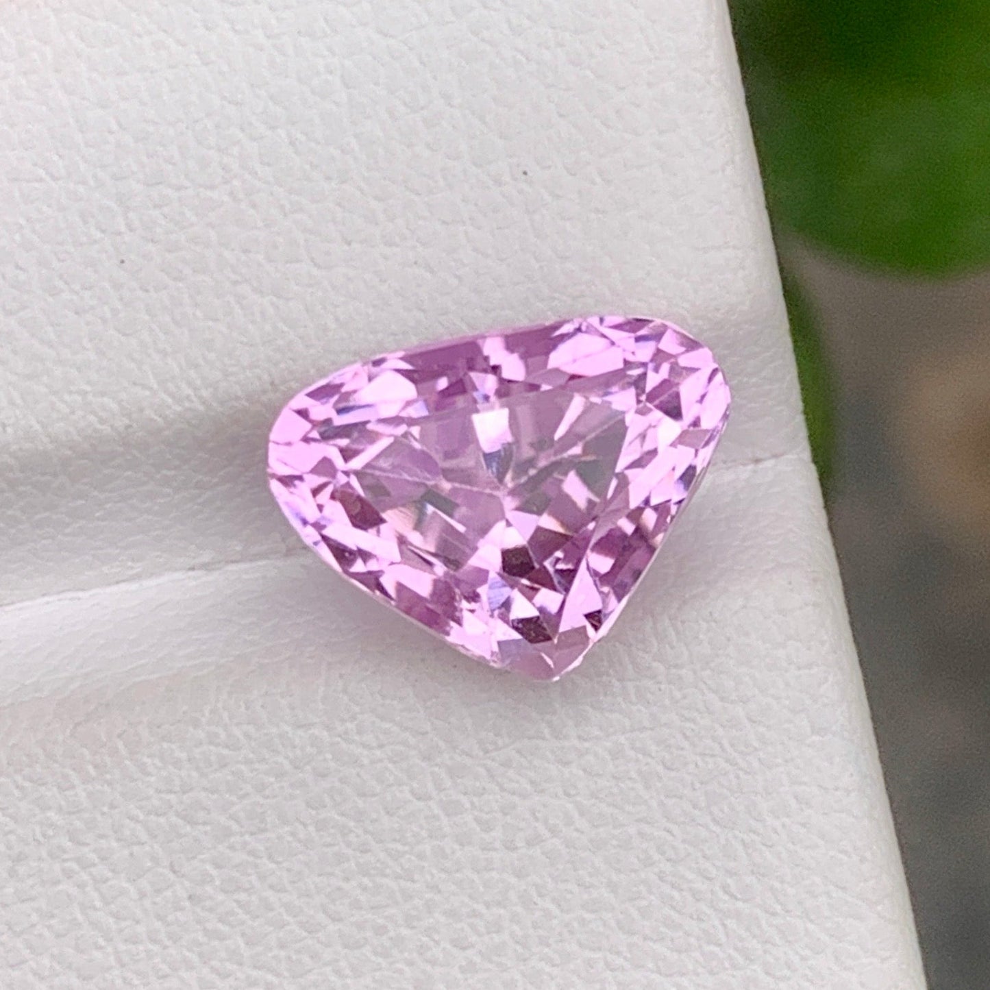 Heart Shape Kunzite Stone