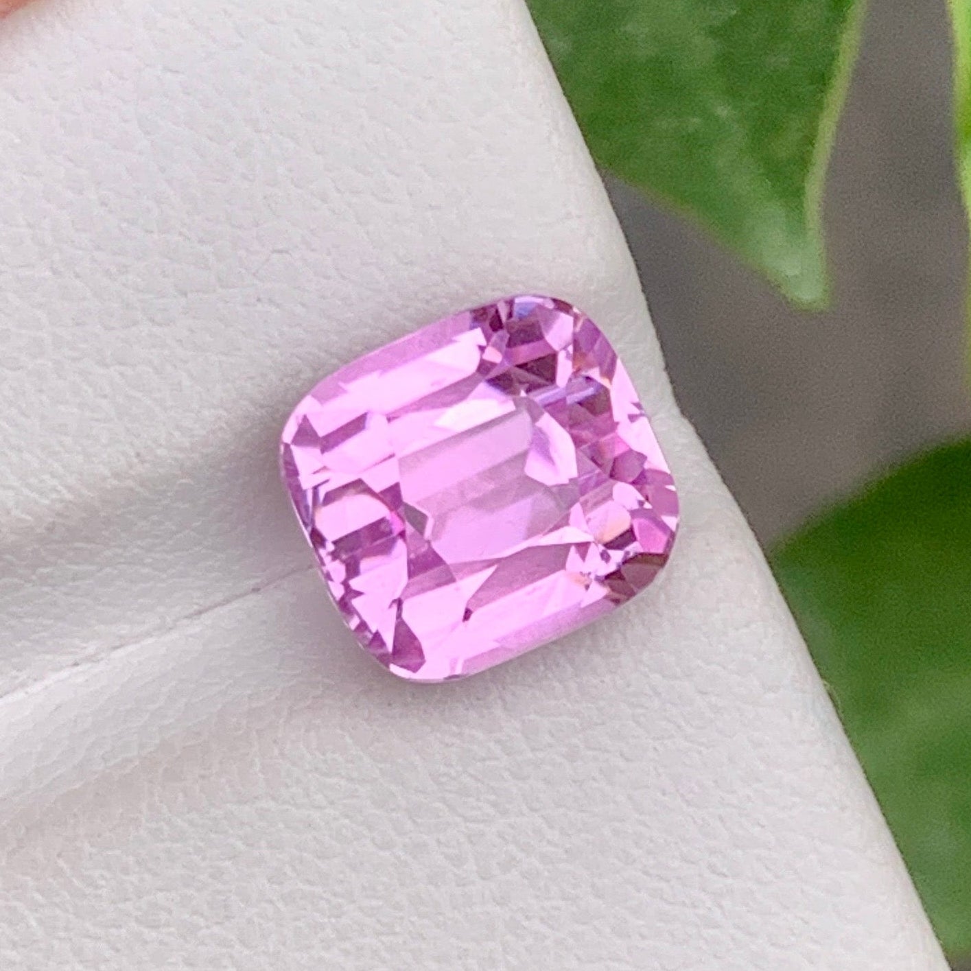 Cushion Cut Kunzite Stone