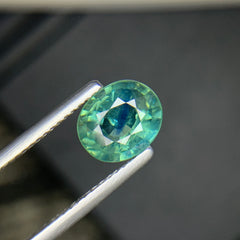 2.32 Carats Oval Cut Natural Greenish Blue Sapphire From Madagascar