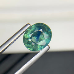 2.32 Carats Oval Cut Natural Greenish Blue Sapphire From Madagascar