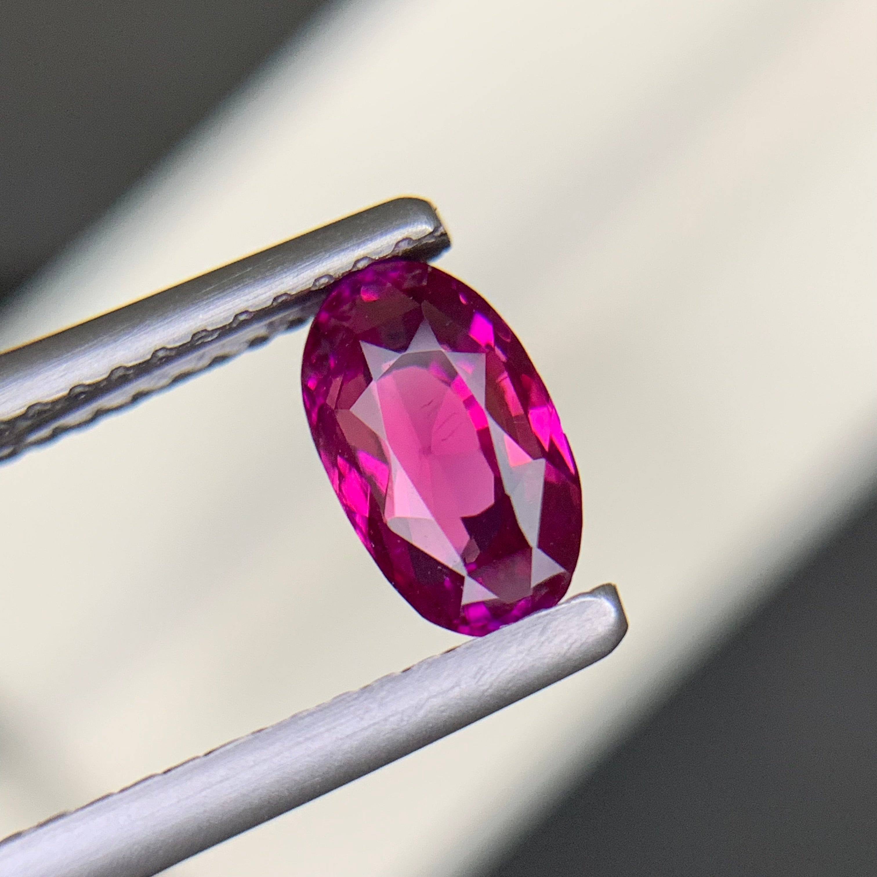 1.26 Carats Natural Ruby Oval Mixed Cut
