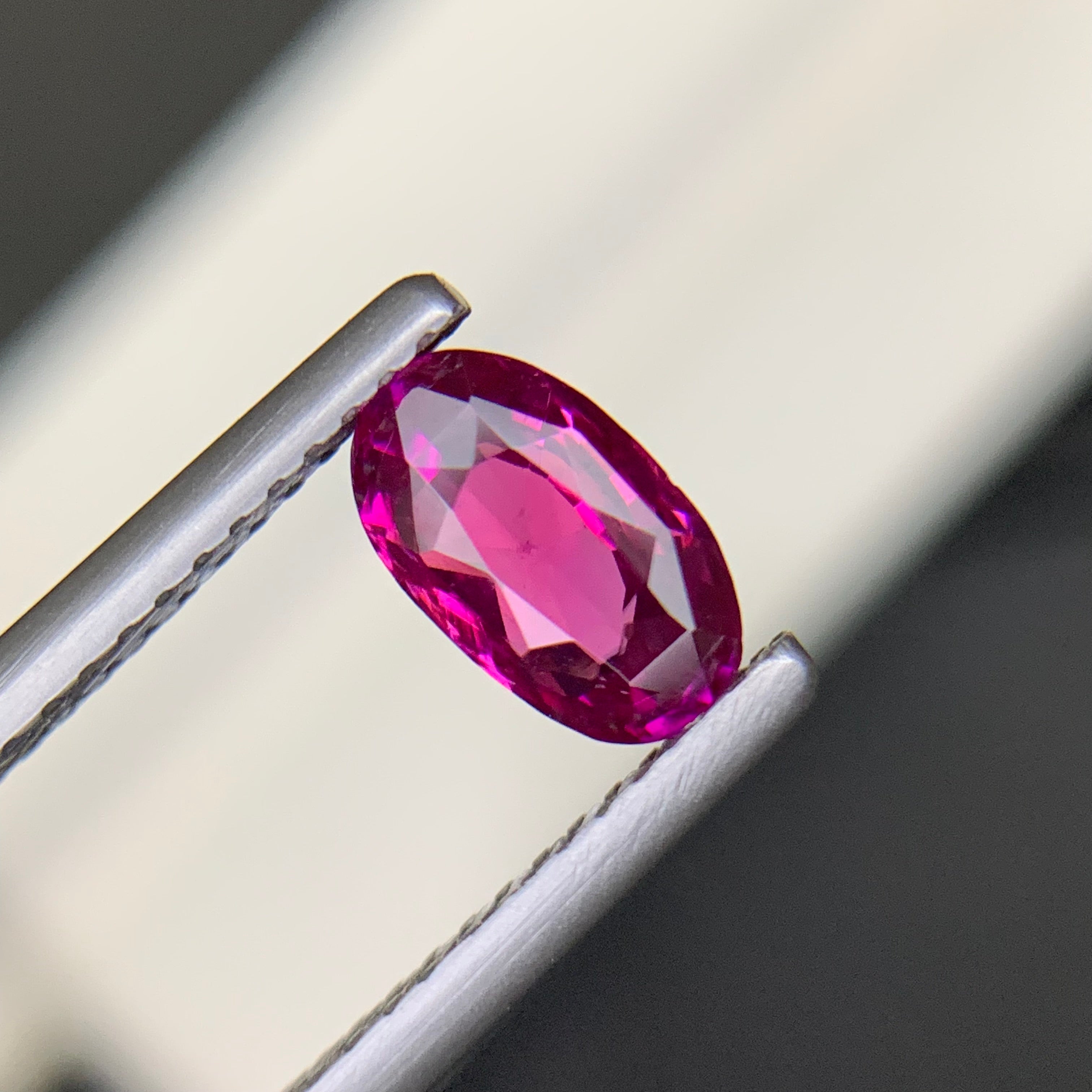 1.26 Carats Natural Ruby Oval Mixed Cut