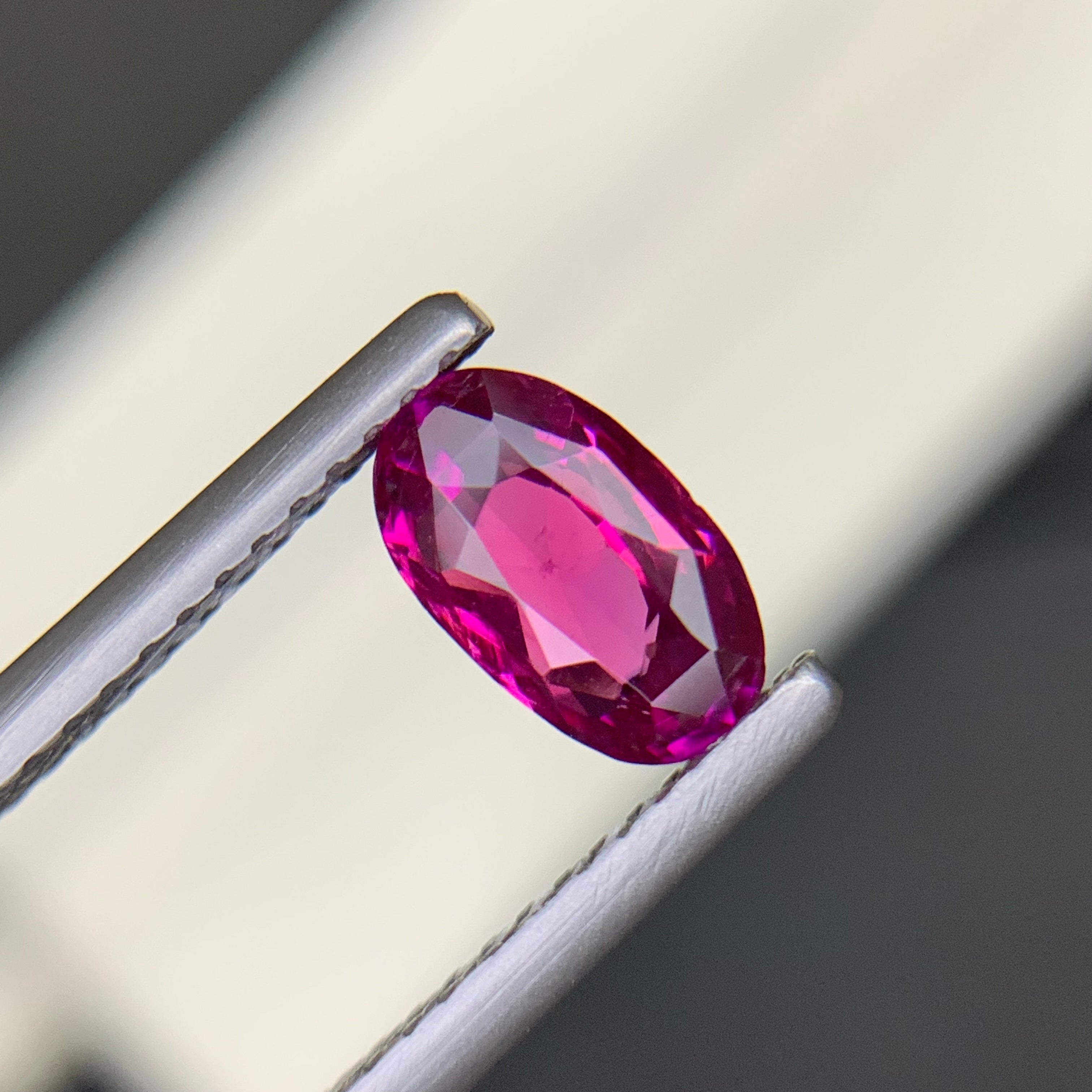 1.26 Carats Natural Ruby Oval Mixed Cut