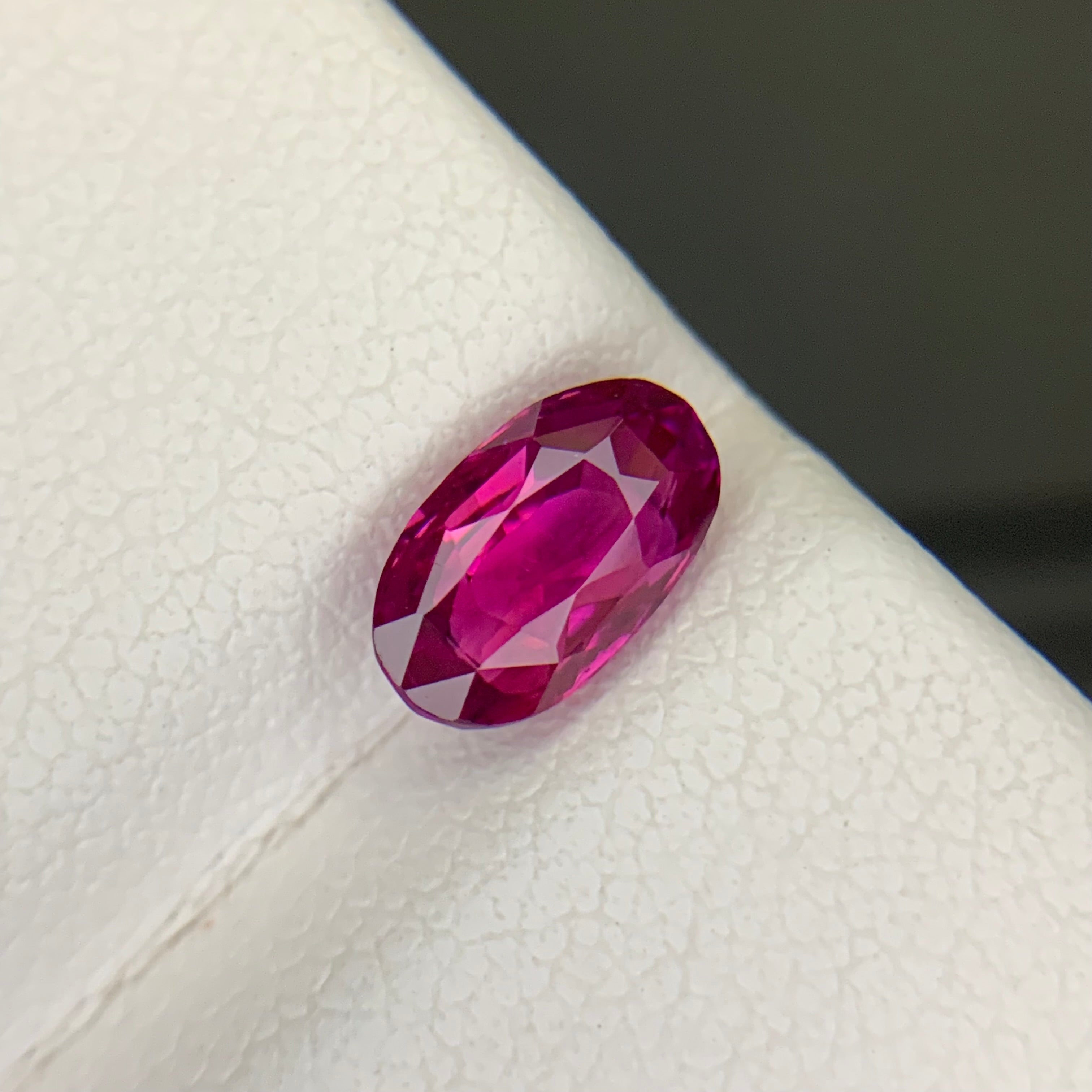 1.26 Carats Natural Ruby Oval Mixed Cut