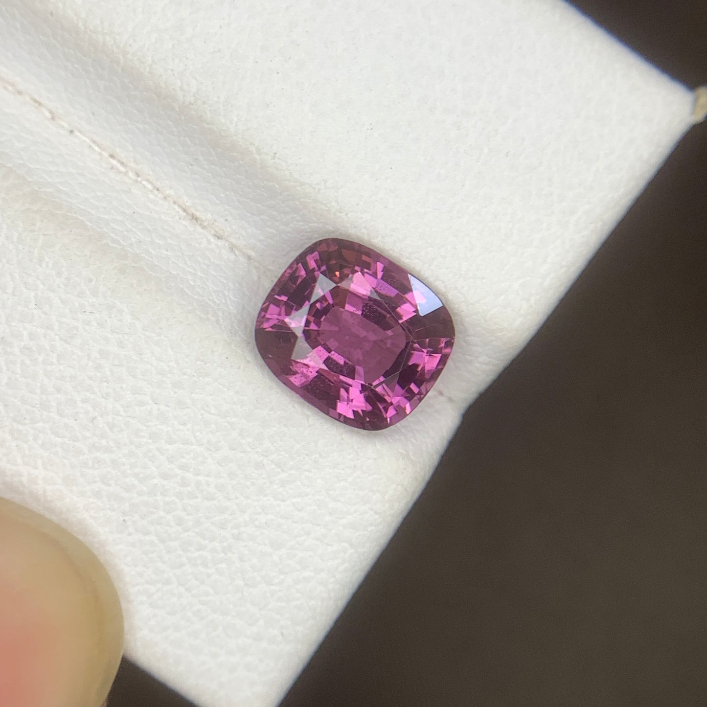 2.55 Carat Pink Spinel Cushion Cut – Natural African Untreated Pink Spinel Gemstone