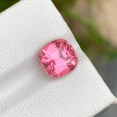 3.10 Carats Natural Pink Tourmaline Cushion Shape - Loose Afghan Gemstone