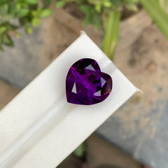 22.10 Carats Deep Purple Hard Shaped Amethyst - Loose African Stone