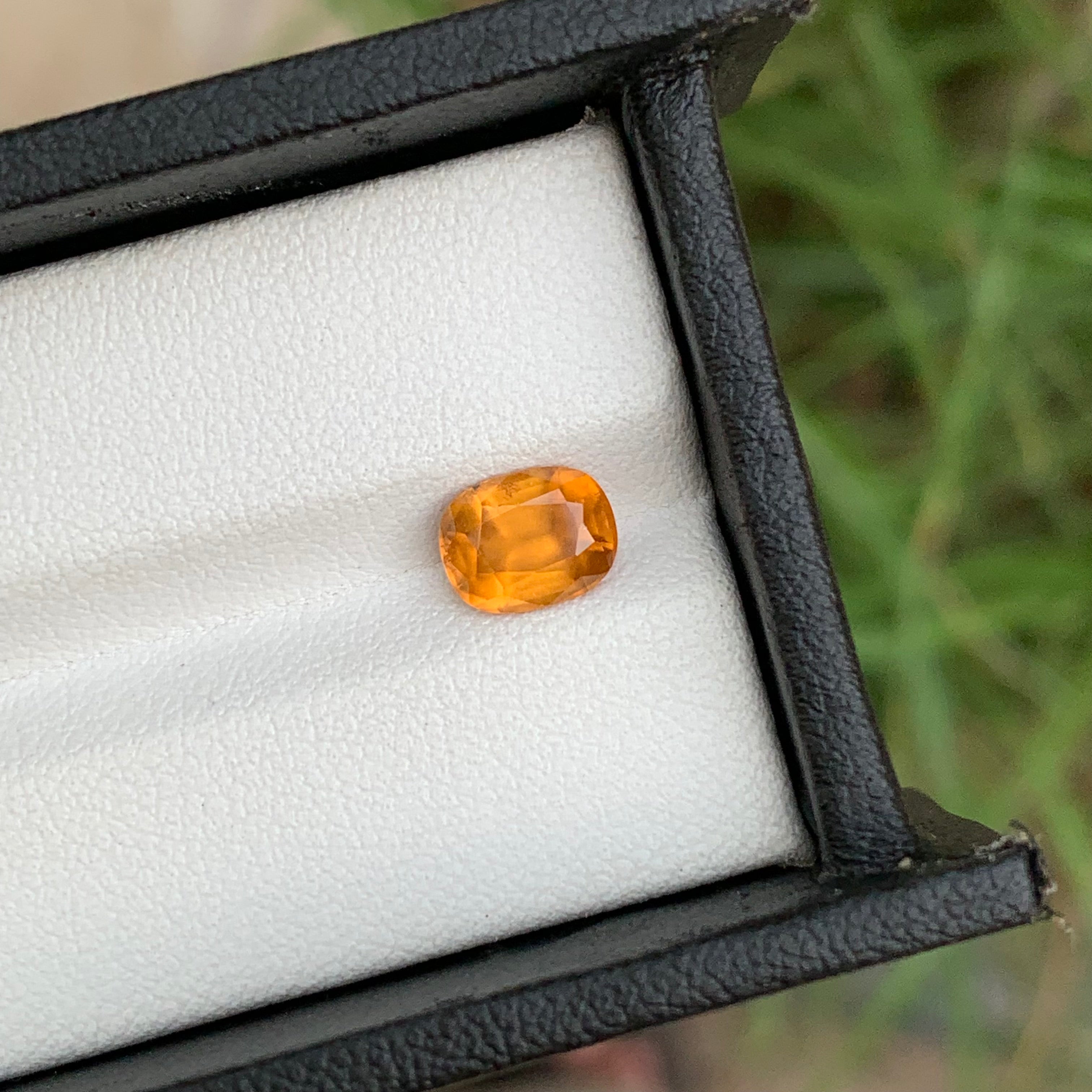 1.60 Carats Orange Garnet Oval Cut Stone