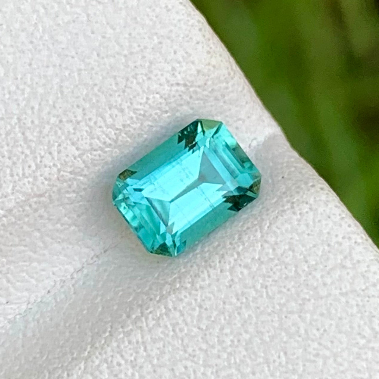1.00 Carats Natural Loose Lagoon Blue Tourmaline From Afghanistan