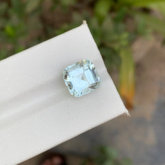 5.65 Carats Cushion Cut Aquamarine Gemstone From Pakistan
